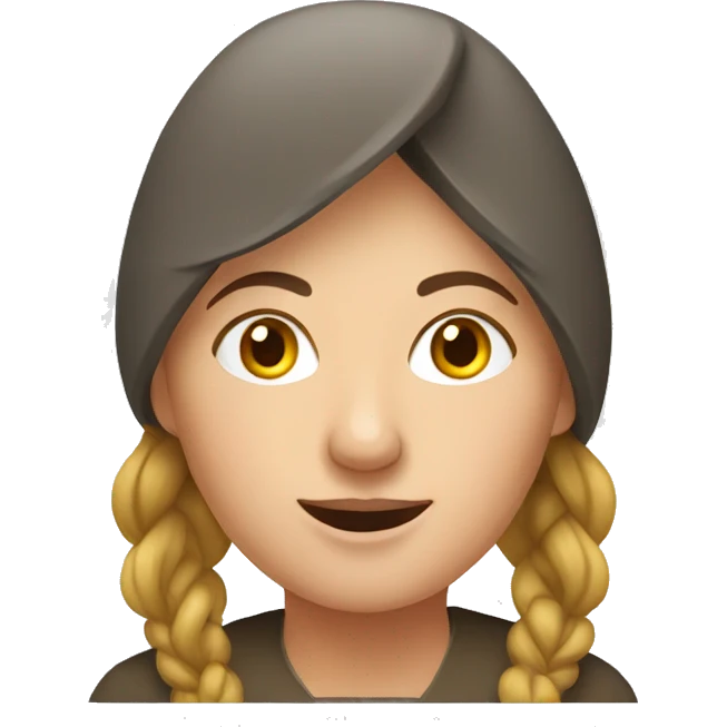 European rural woman emoji