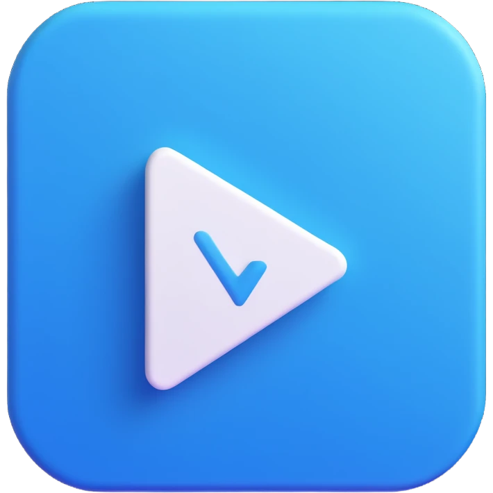 Instagram verified badge emoji style, blue circle with white check mark, no text, transparent background emoji