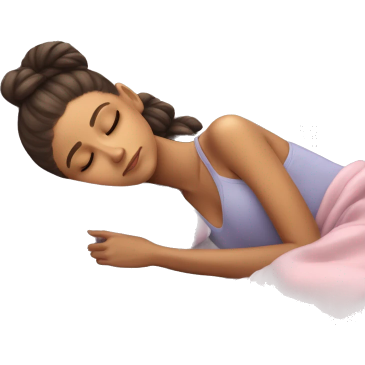 Ariana Grande sleeping emoji