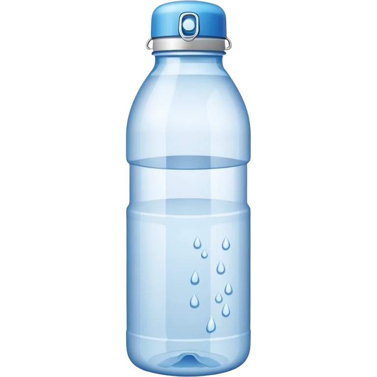 plastic water bottle emoji