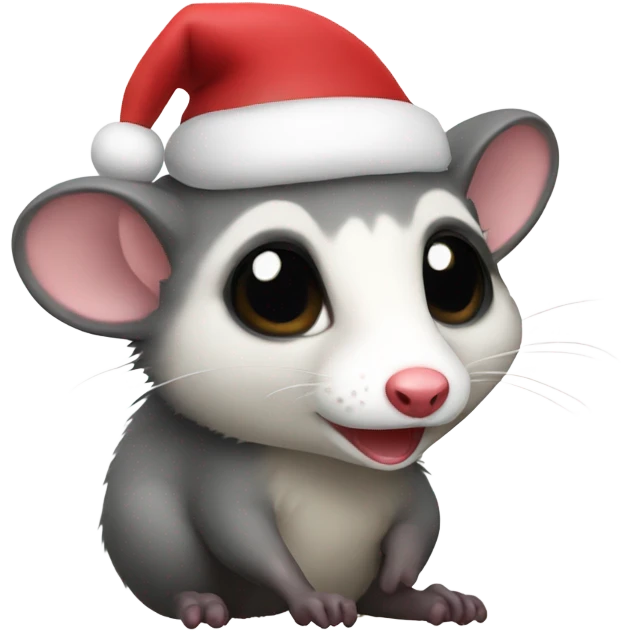 Christmas opossum  emoji