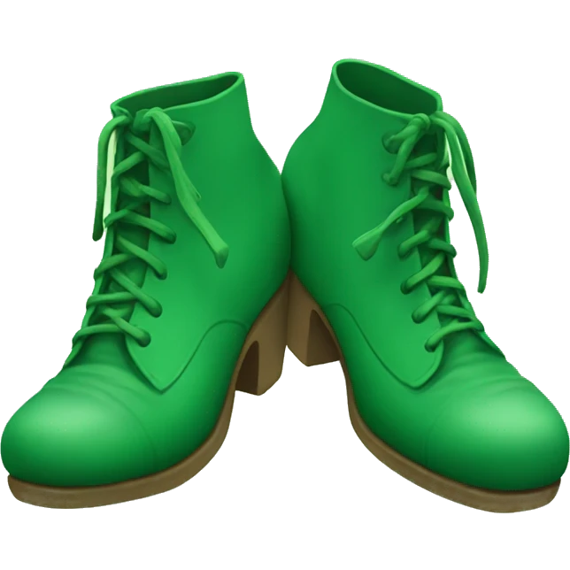 green heel emoji