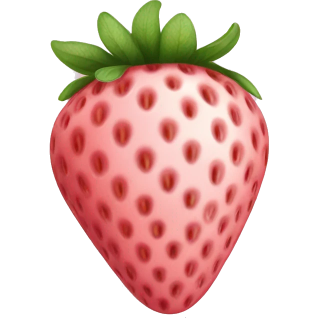 light pink strawberry emoji