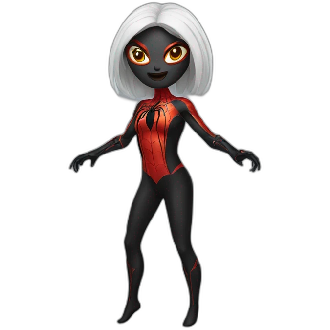A spider Woman emoji