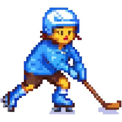 hockey man emoji, skating emoji