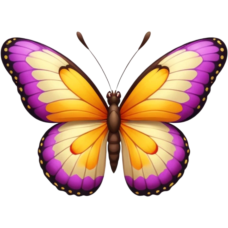 butterfly on flower emoji
