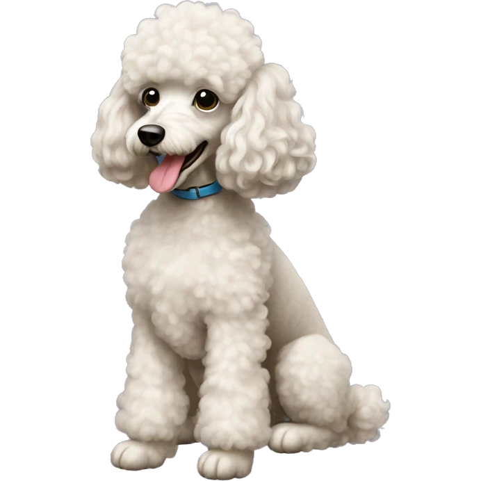 Dog poodle  emoji