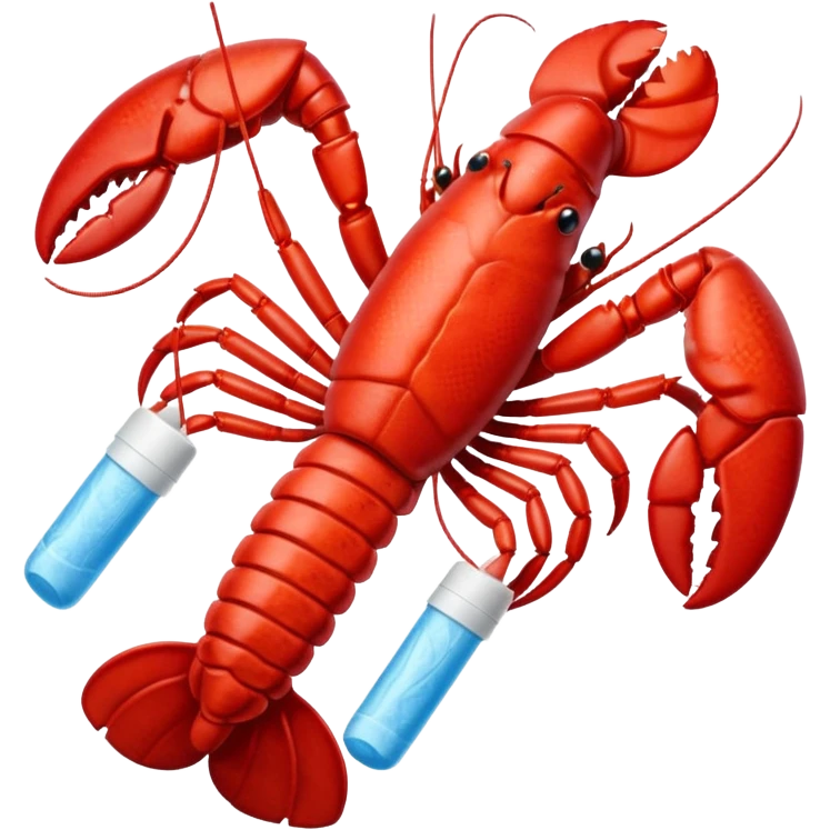 Lobster with tampon emoji