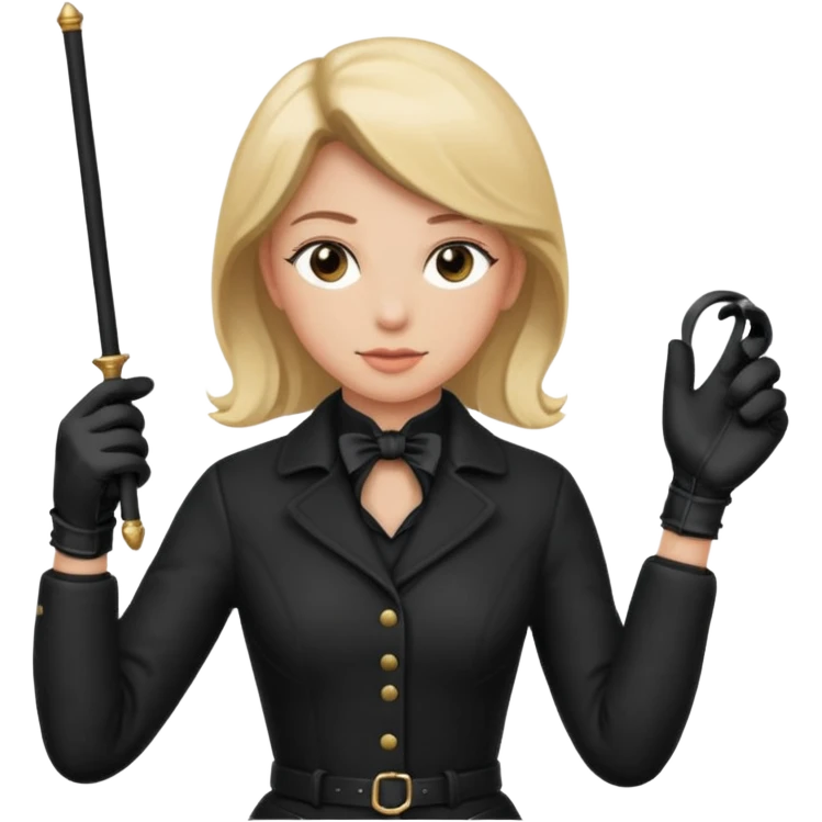 guantes negros hipica mas para pal emoji