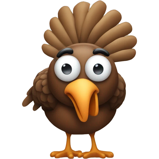 Turkey on the phone  emoji