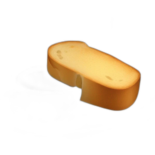 A piece of bread and a cup of coffee. emoji