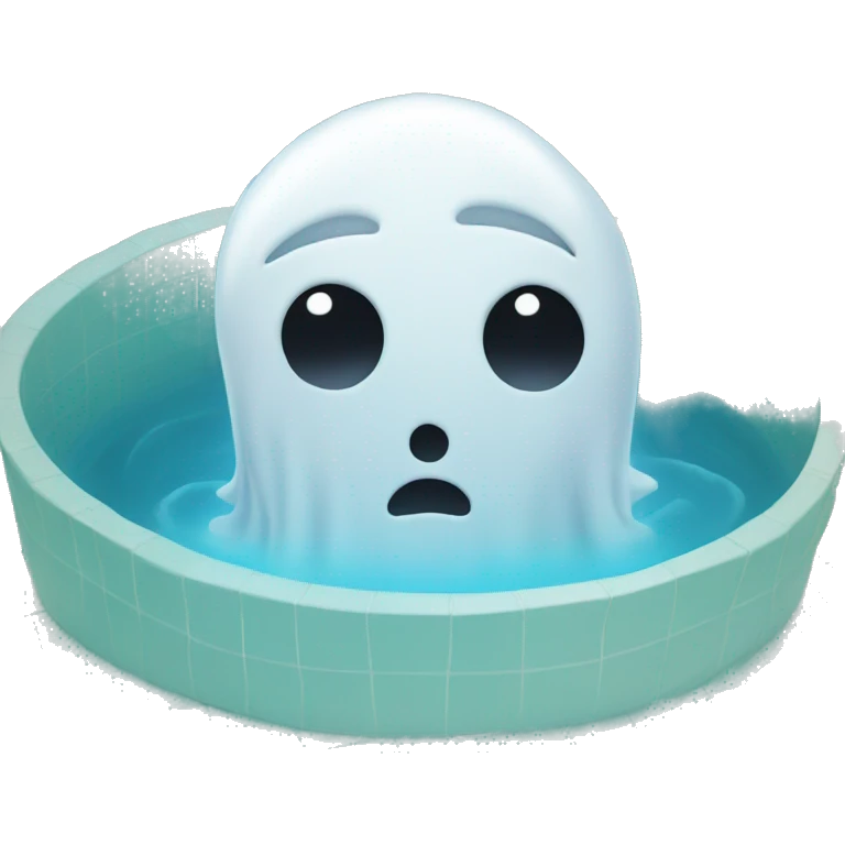 ghost in the pool emoji