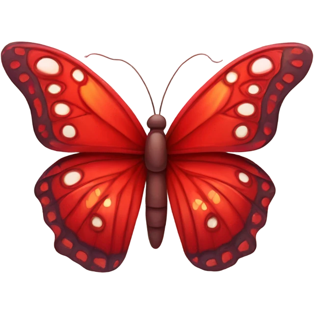 Red buttrfly emoji