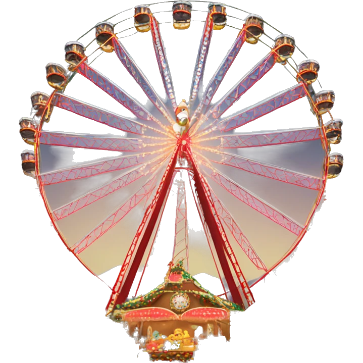 Karussell Riesenrad Weihnachtsmarkt  emoji