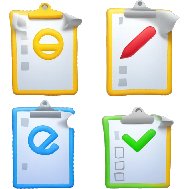 Checklist mark color #B53533 emoji