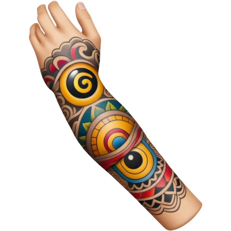 tattoo arm emoji