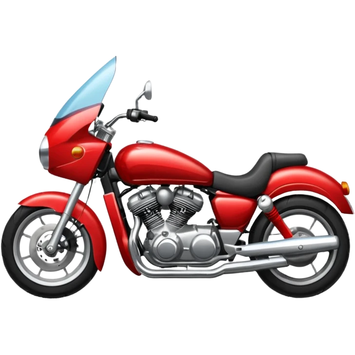 Red motorcycle emoji