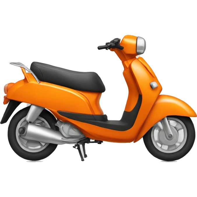 Orange moped emoji