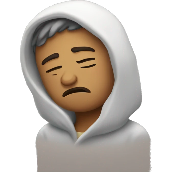 Sleepy emoji