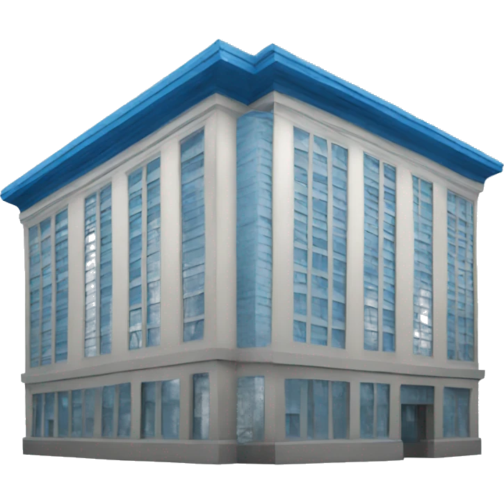 Blue building tall emoji