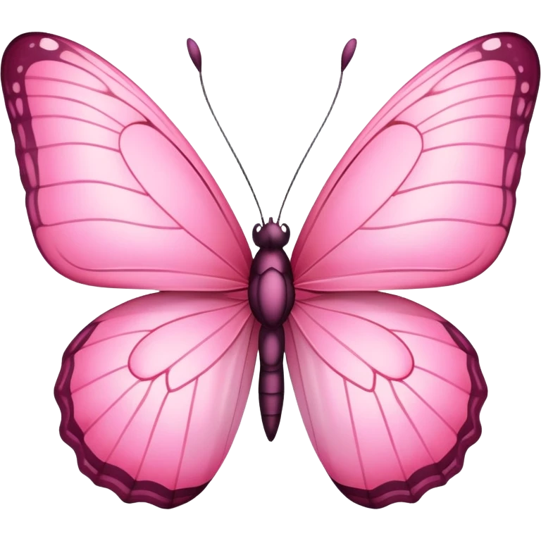 cute and pink butterfly emoji