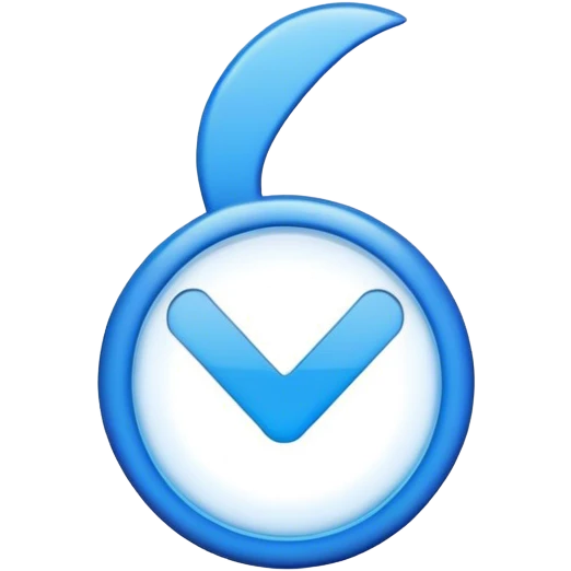 Blue tick emoji