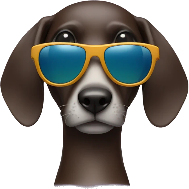 indian ring neck with sunglasses  emoji
