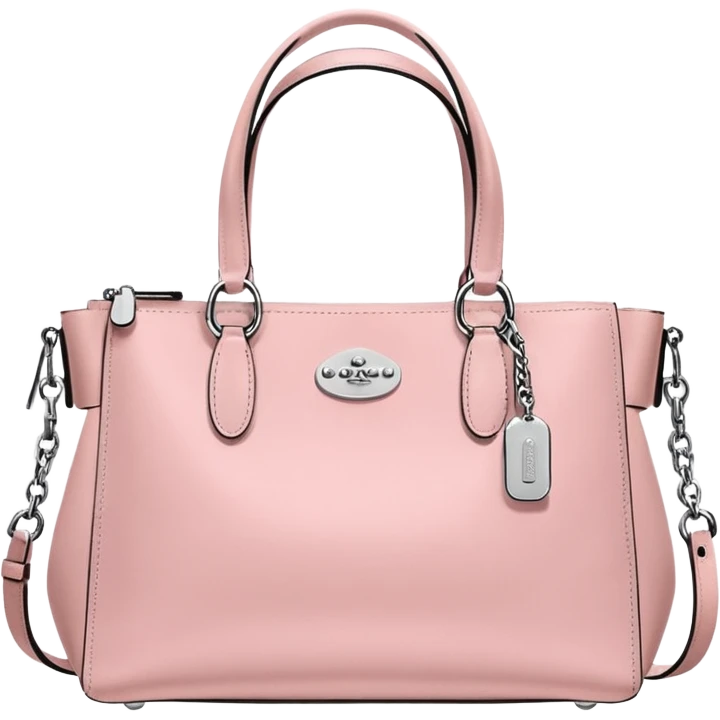 coach bag color pink emoji