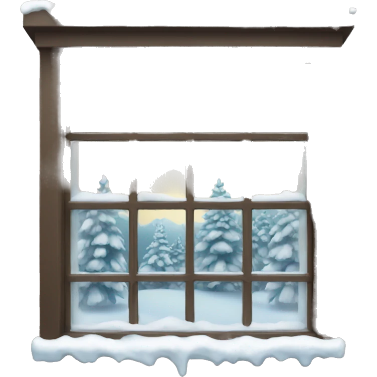 winter window emoji