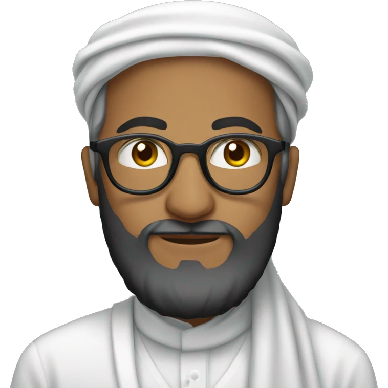 Un muslim con lentes de sol  emoji