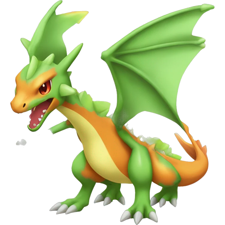 Flygon-Sceptile-Charizard-Fakemon full body emoji