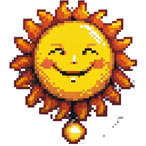 smiling sun emoji