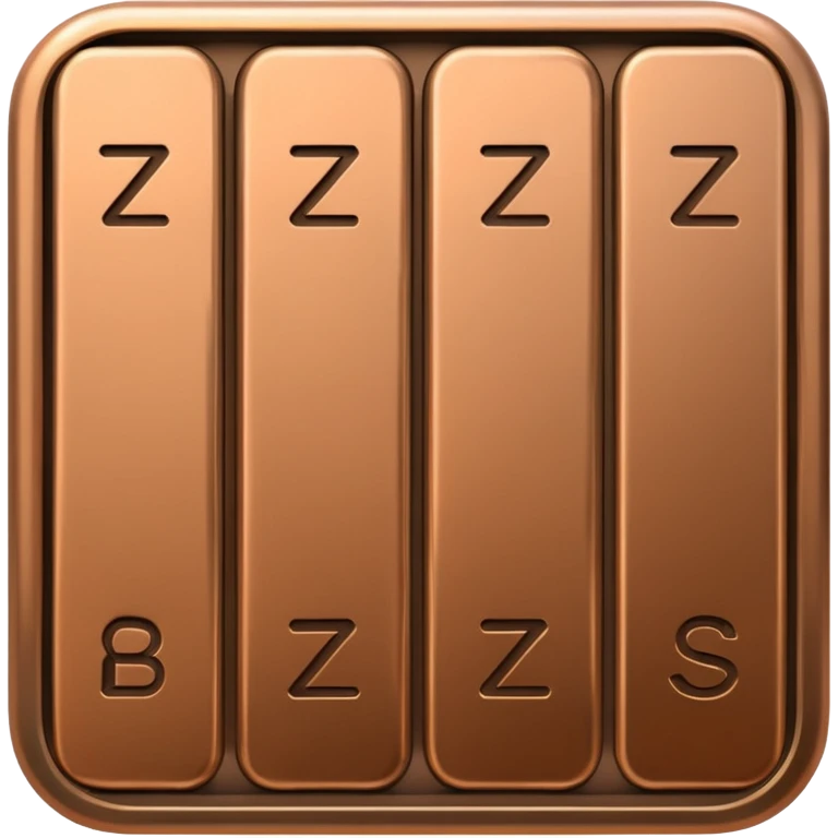 bronze bars, bronze text emoji