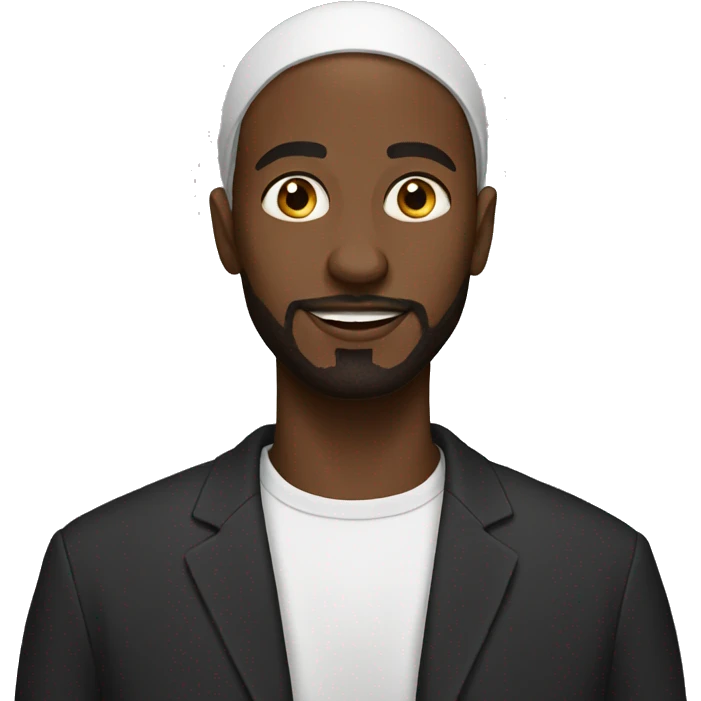 Black Muslim man emoji
