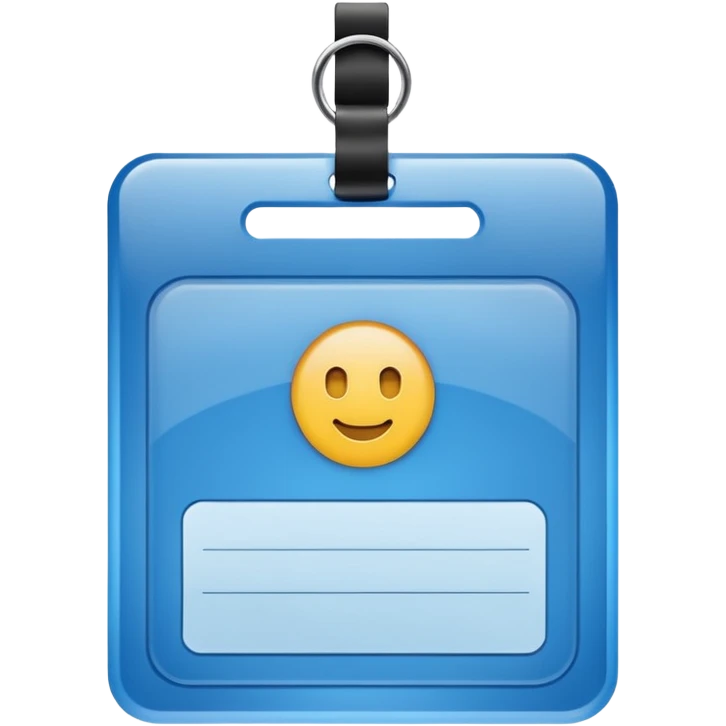 Id card  emoji