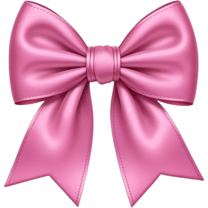 Pink bow emoji emoji
