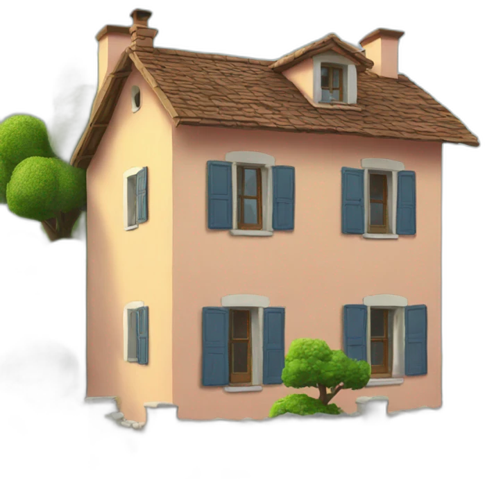 Chat sur maison emoji