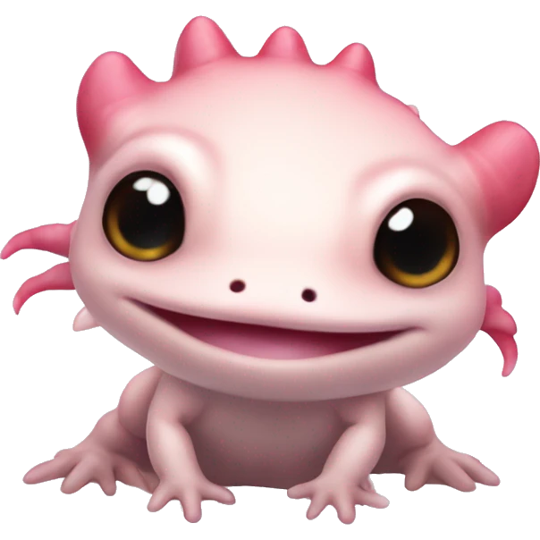 adorable cute artistic axolotl  emoji