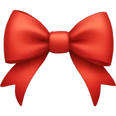 red bow  emoji