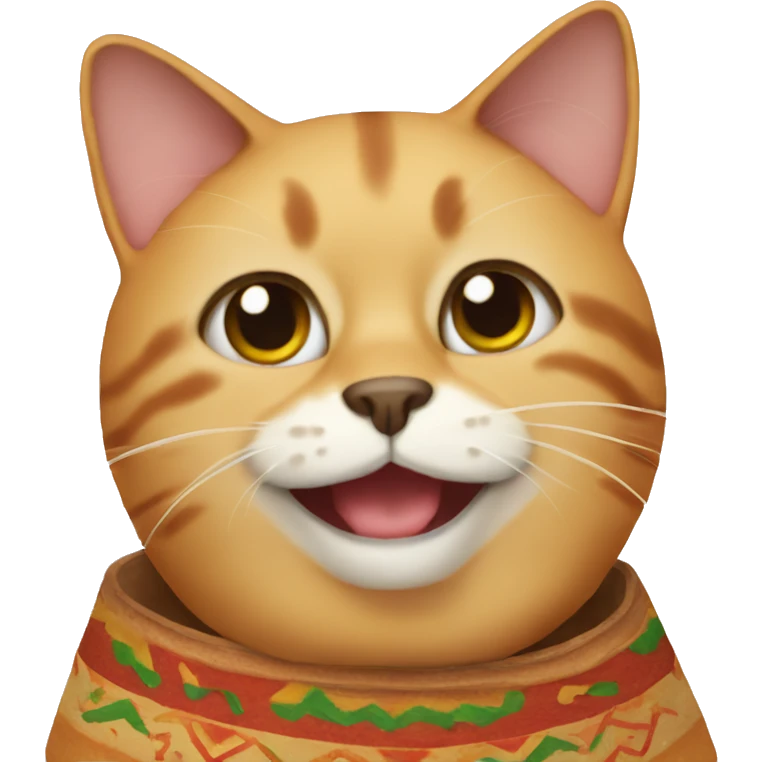 Enchilada cat emoji
