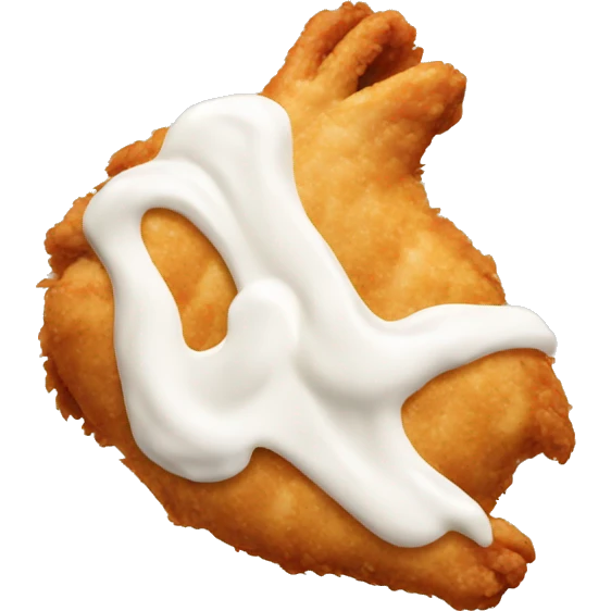 Chicken strips with ranch emoji