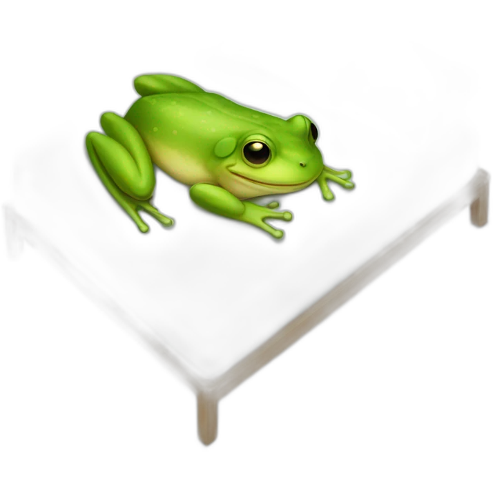 Frog sleep emoji