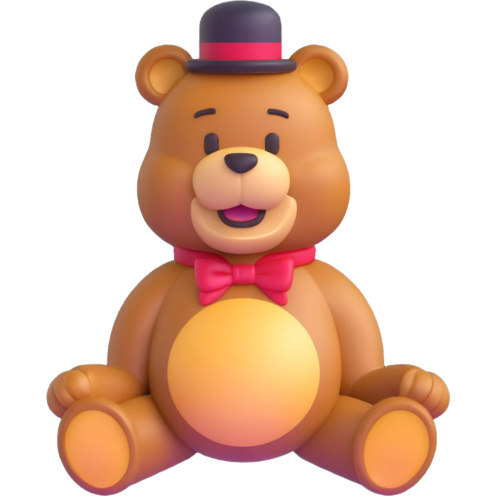 Freddy Fazbear bear emoji