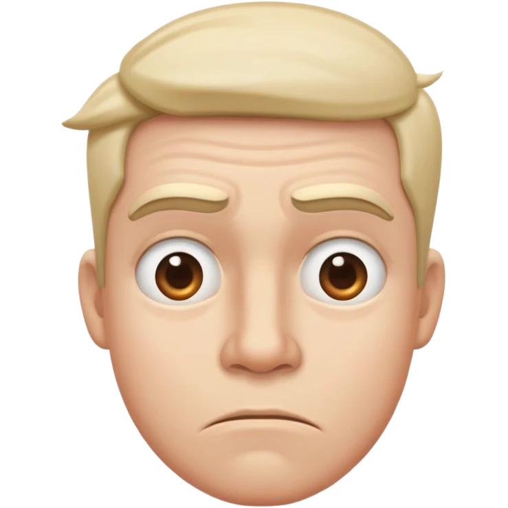 Nonchalant face with shrugged shoulders  emoji