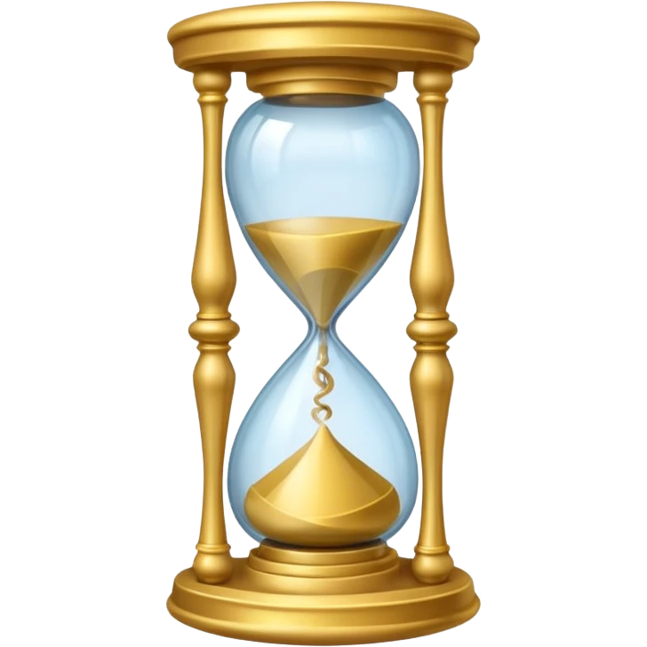 fancy ornate disney hourglass emoji