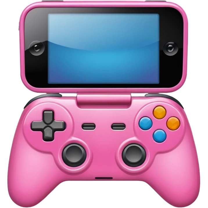 gaming console pink emoji