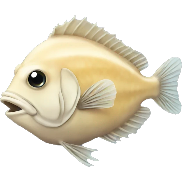 Flatfish emoji