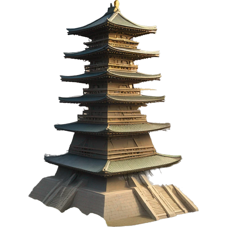Tower of the sun monument Osaka emoji