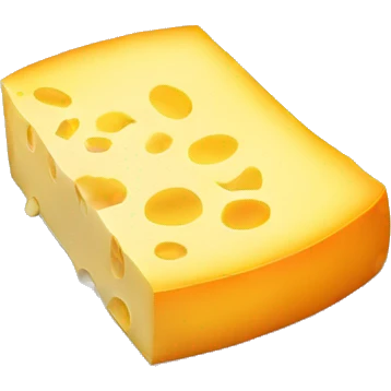 sliced cheese emoji
