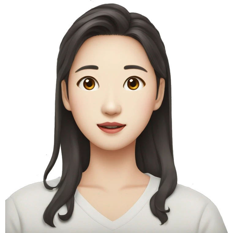 김우진이라는 이름을 가진 여자를 그려줘 emoji
